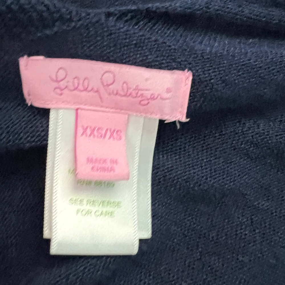 Lilly Pulitzer Open Front / Side Button Sweater - image 2